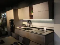 Cucina in laminato materico Euromobil a PREZZI OUTLET