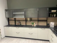 Cucina moderna ad angolo Sax Scavolini a prezzo ribassato