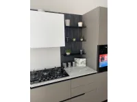 Cucina moderna grigio Dibiesse lineare Lesmo expo a soli 8900