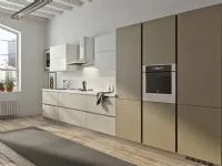 Cucina bianca design lineare Essebi Seta a soli 9355