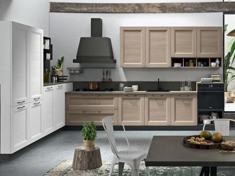 Cucina in legno Cucine store a PREZZI OUTLET