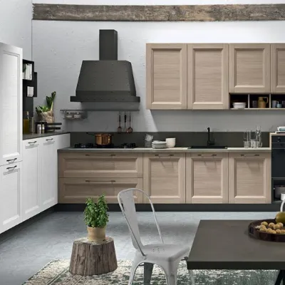 Cucina in legno Cucine store a PREZZI OUTLET