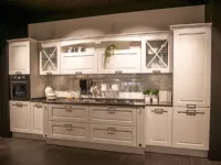Cucina bianca classica lineare Agnese Lube cucine a soli 9900