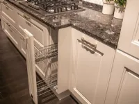 Cucina bianca classica lineare Agnese Lube cucine a soli 9900