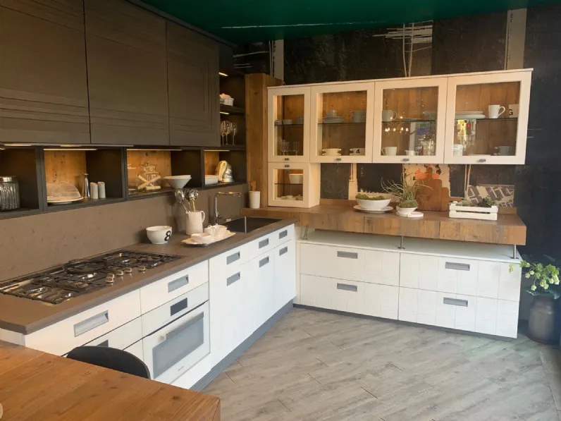 Cucina in legno Marchi a PREZZI OUTLET -50%