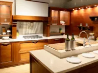 Cucina classica con penisola Certosa Snaidero a prezzo scontato