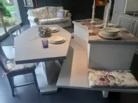 Cucina Zappalorto in muratura con isola grigia in legno Sogno di oggi
