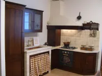 CUCINA MARTINI IN NOCE MODELLO CANTO DEL FUOCO