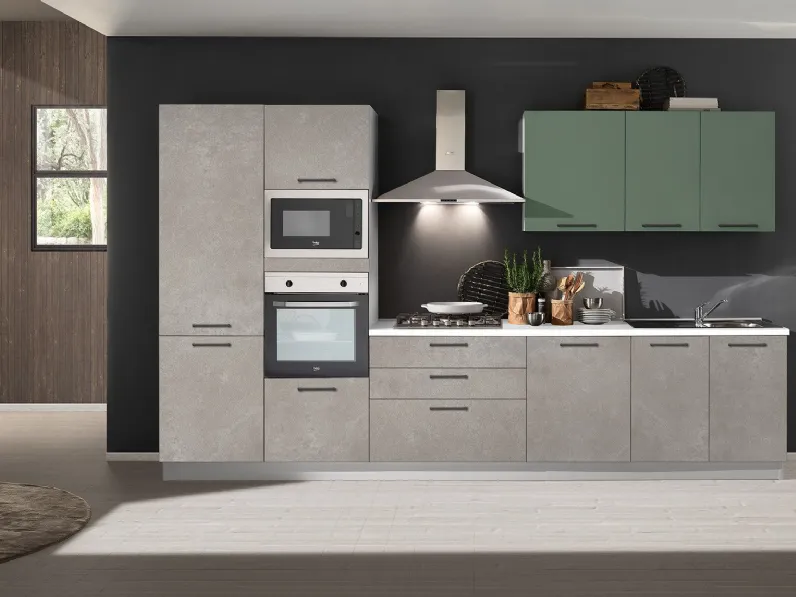 Cucina in polimerico opaco Net cucine a PREZZI OUTLET -20%