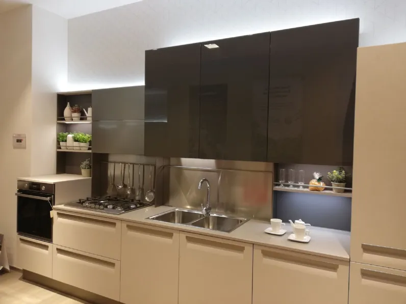 Cucina in polimerico opaco Veneta cucine a PREZZI OUTLET -44%