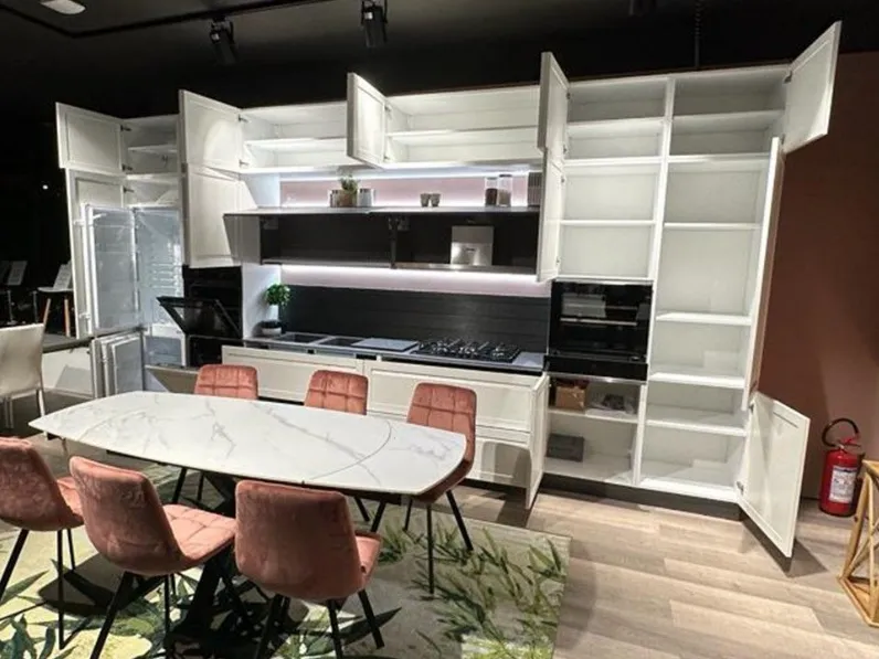 Cucina moderna lineare Incanto Mobilturi a prezzo ribassato