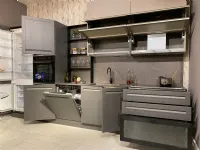 Cucina lineare in legno a prezzo scontato del 60%! Progettata da un architetto.