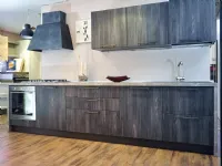 cucina industrial grey zen lineare modern ain offerta outlet nuovimondi 