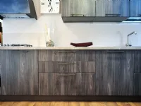 cucina industrial grey zen lineare modern ain offerta outlet nuovimondi 