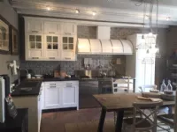Cucina industriale bianca Marchi cucine ad angolo Kreola de. scontata
