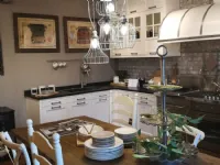 Cucina industriale bianca Marchi cucine ad angolo Kreola de. scontata
