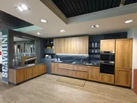 Cucina Regola industriale rovere chiaro Scavolini lineare scontata 48%