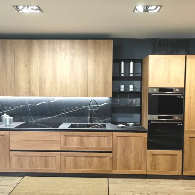 Cucina industriale lineare Regola Scavolini a prezzo scontato