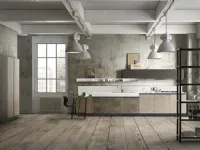 Cucina lineare in laminato opaco bianca Miami 3 a prezzo ribassato