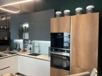 Cucina con penisola in polimerico opaco a prezzo scontato 49%