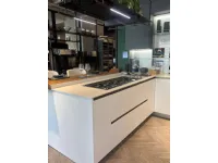 Cucina con penisola in polimerico opaco a prezzo scontato 49%