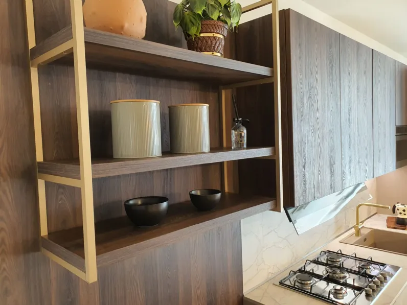Cucina con penisola Arredo3 K4 kali SCONTATA 44%