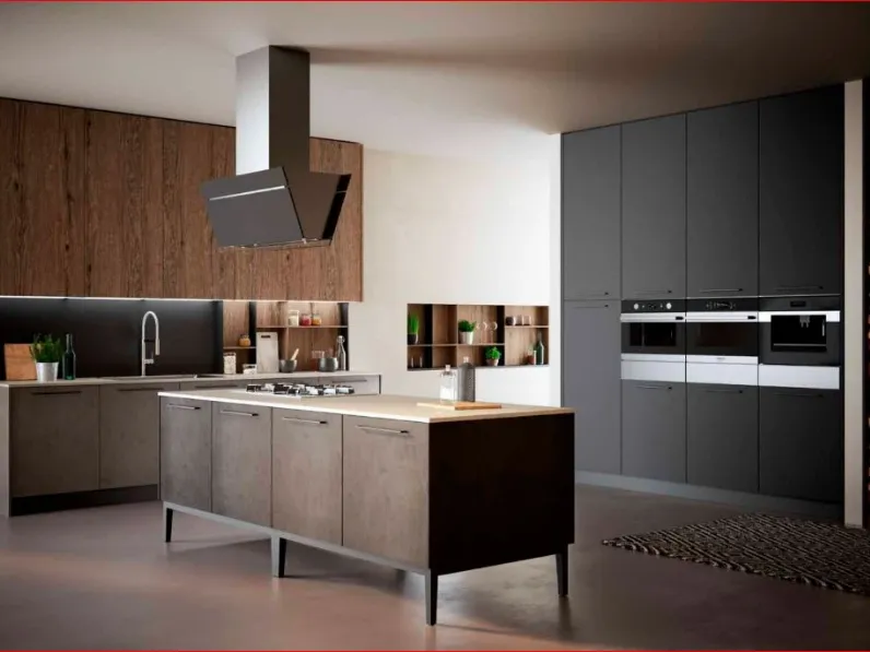 Cucina Kali 9 con isola Arredo3 con un ribasso imperdibile
