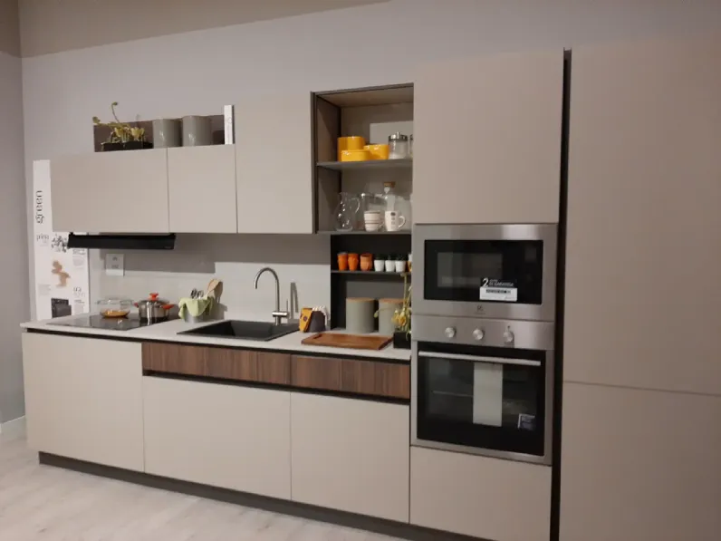 Cucina altri colori moderna lineare Kaly con gola Arredo3 scontata