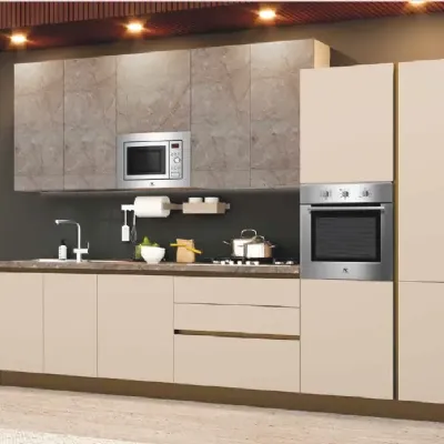 Cucina Korinna moderna altri colori Evo cucine lineare scontata 30%
