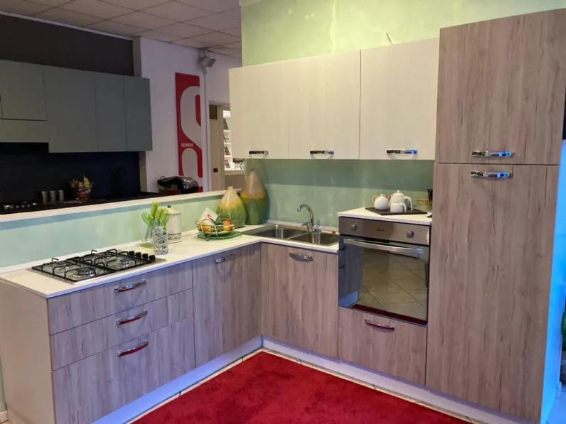 Cucina altri colori moderna ad angolo Dafne Kuadra cucine a soli 3250�