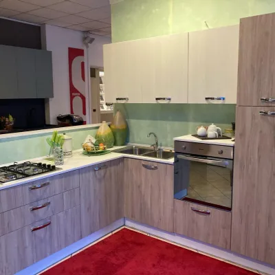Cucina altri colori moderna ad angolo Dafne Kuadra cucine a soli 3250�