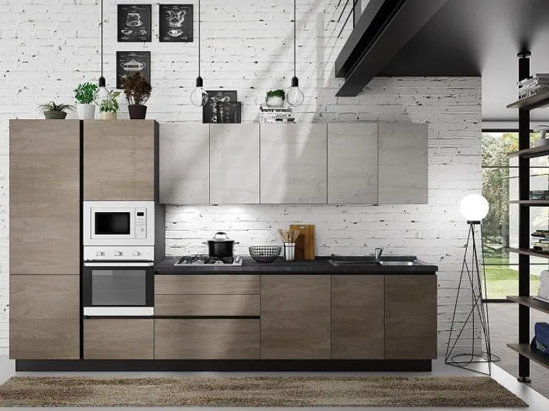 Cucina modello Maya 1 Kuadra cucine PREZZO SCONTATO 34%
