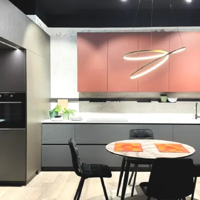 Cucina ad angolo moderna grigia La casa moderna Sistematica goccia a soli 19700 Euro