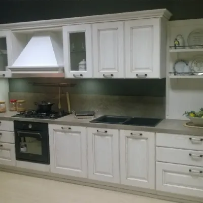 Cucina bianca country lineare Gicinque Laguna a soli 4300
