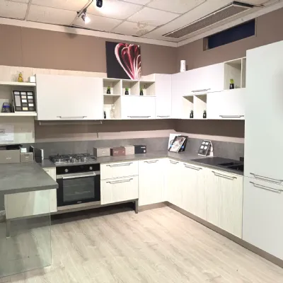 Cucina larice moderna ad angolo Aria e cloe Arredo3 a soli 5200 Euro
