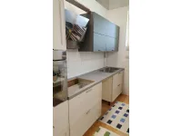Cucina bianca moderna lineare Melograno Le fablier a soli 5240