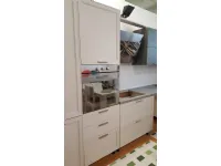Cucina bianca moderna lineare Melograno Le fablier a soli 5240