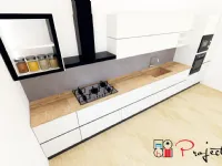Cucina lineare design bianca Astra Line  a soli 8500
