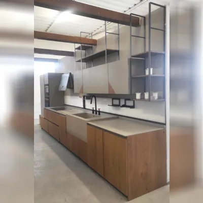 CUCINA lineare Arrex Wood  SCONTATA 68%