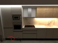 Cucina grigia design lineare Artigianale                    clio a soli 3560 Euro