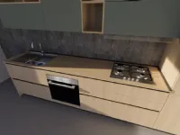 CUCINA lineare Artigianale Cucina cloe composizione c SCONTATA 40%