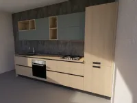 CUCINA lineare Artigianale Cucina cloe composizione c SCONTATA 40%