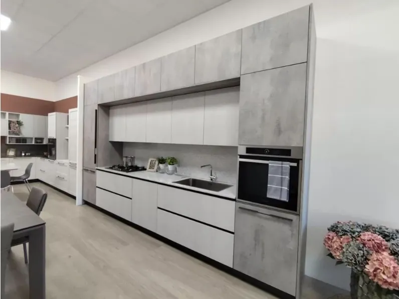 Cucina rovere chiaro moderna lineare Artigianale Cucina lineare moderna a soli 8900 Euro