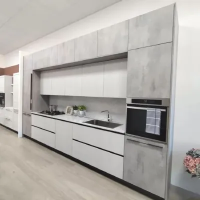 Cucina rovere chiaro moderna lineare Artigianale Cucina lineare moderna a soli 8900 Euro