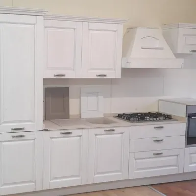 Cucina Carlotta classica bianca Giannei lineare scontata 51%
