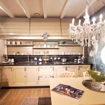 Cucina Marchi cucine classica lineare tortora in legno Isla 