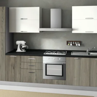 Cucina lineare Composizione da 330 - 4 Arrex con uno sconto vantaggioso