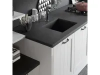 Cucina Spagnol cucine country lineare bianca in laccato opaco Tabia 6