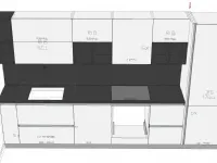 Scopri la cucina Atra lineare bianca! Solo 3300 per una Cucina colour!
