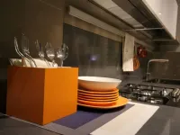 Cucina lineare design Brava laccata Lube cucine a prezzo scontato